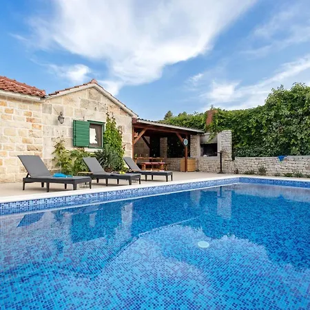 Family Friendly House With A Swimming Pool Postira, Brac - 19563 Postira
