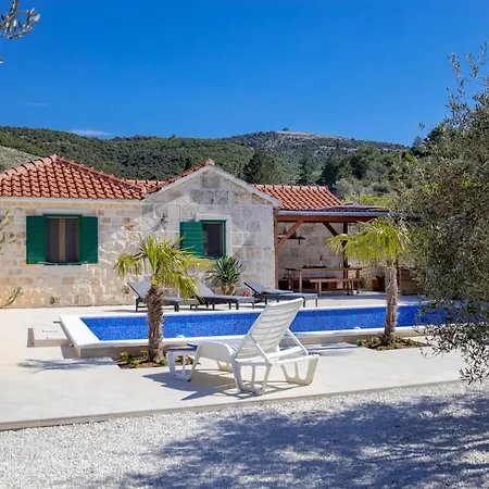 Family Friendly House With A Swimming Pool Postira, Brac - 19563 *